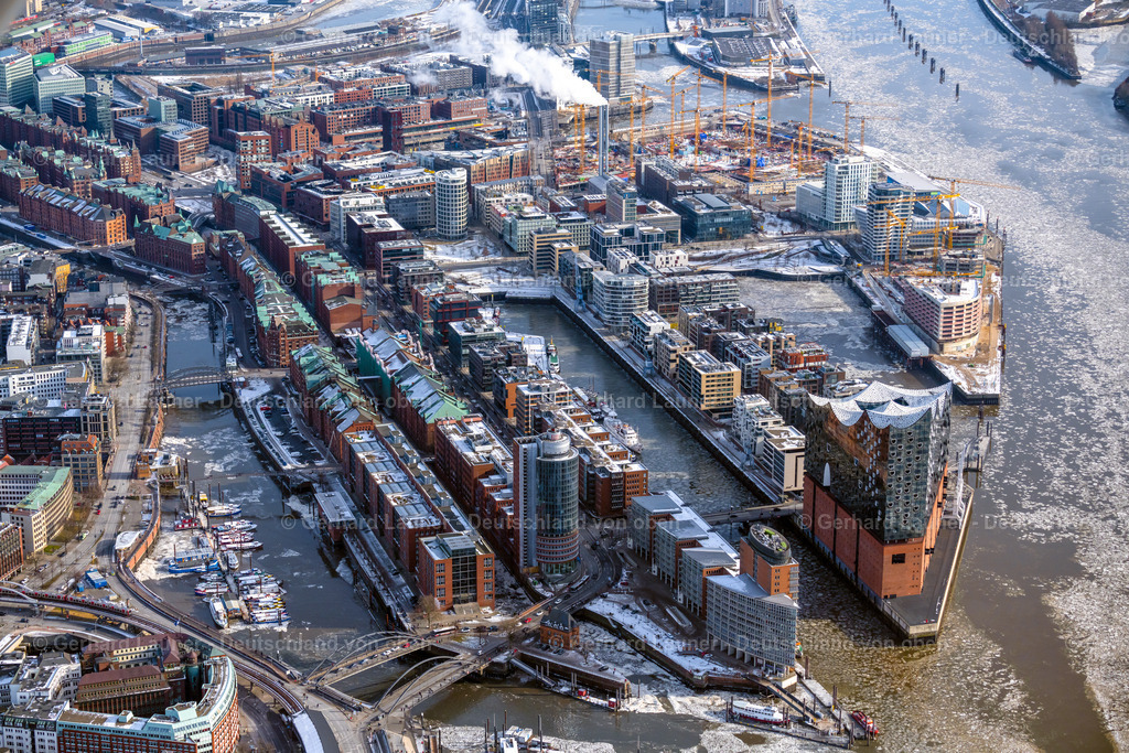 4044764 | Hafen City mit Speicherstadt und Elbphilharmonie, Freie und Hansestadt Hamburg