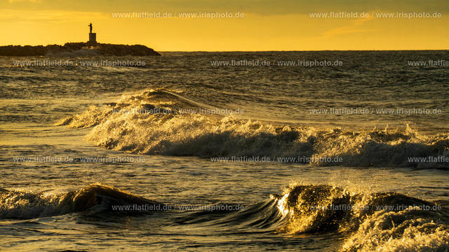 Abends in St-Marie-de-la-mer | Landschaftsfoto Sonnenuntergang in der Camargue