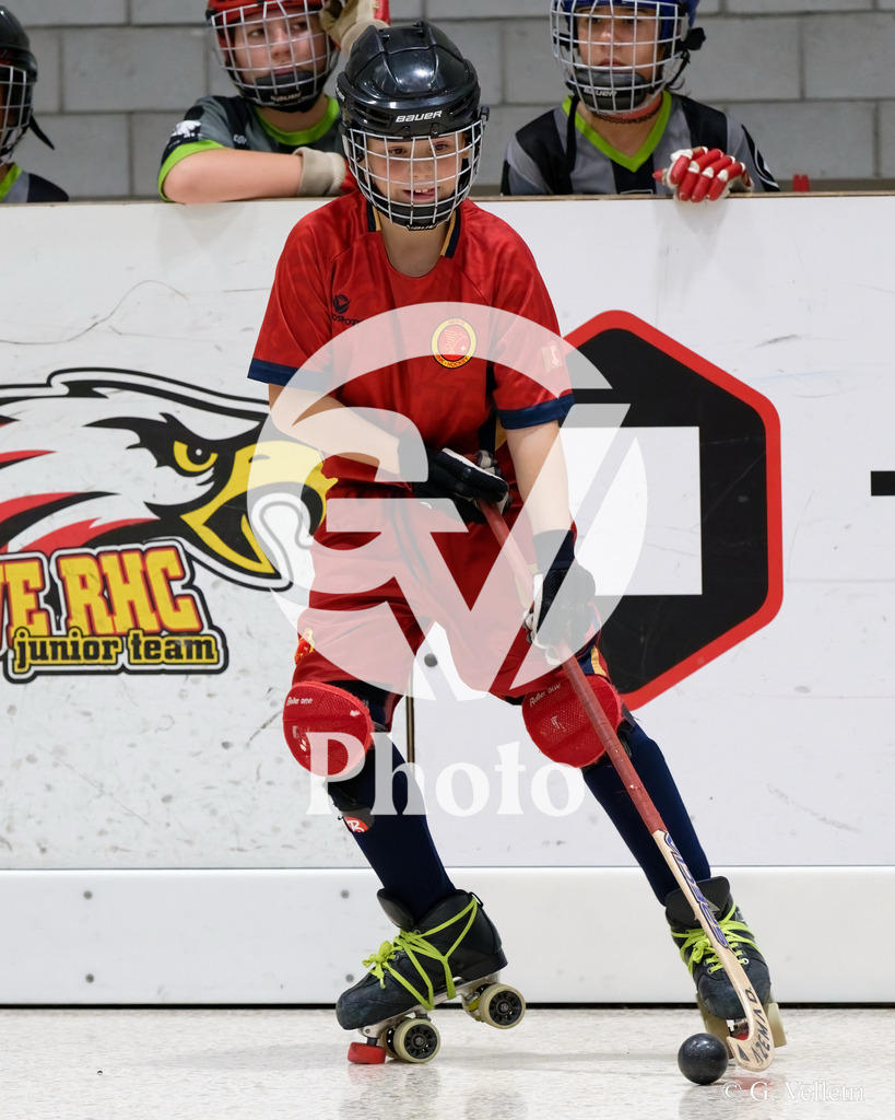 U13  - Geneve RHC v HC Munsingen W  |  during the U13  match between Geneve RHC and HC Munsingen W  at Centre sportif de la queue d'arve in Geneve, Switzerland