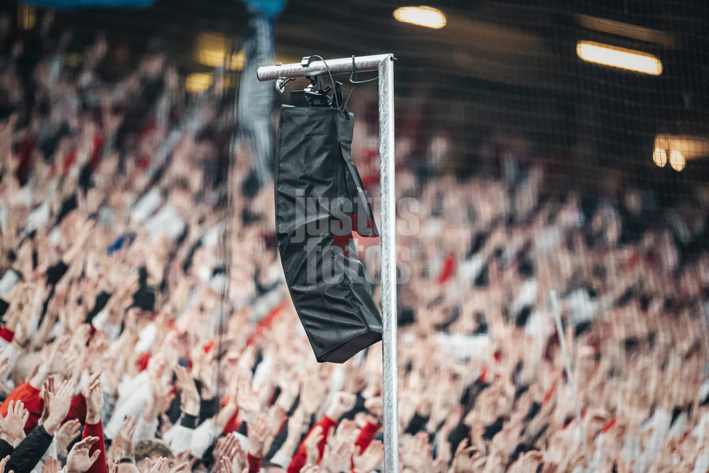 Fußball | Männer | Saison 2025/2026 | 1. Fußball-Bundesliga | 31. Spieltag | Hamburger SV vs. TSG Hoffenheim | 25.04.2026 | Neue Lautsprecheranlage auf der Nordtribüne für die Capos des HSV