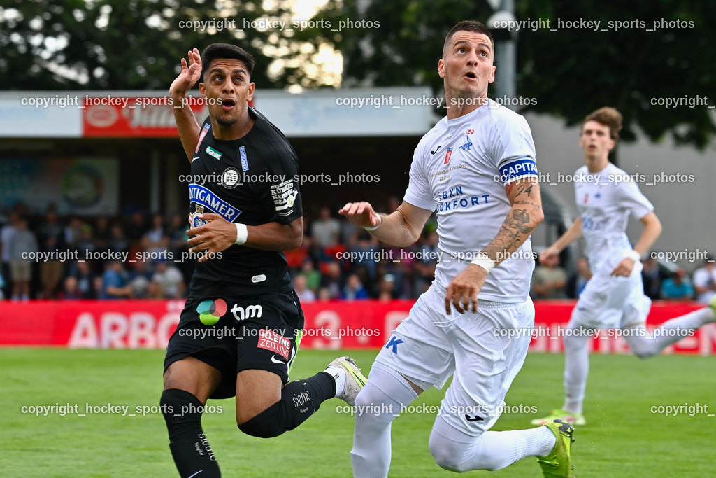 SAK vs. SK Sturm 22.7.2023 | #11 Manprit Sarkaria, #24 Zoran Vukovic