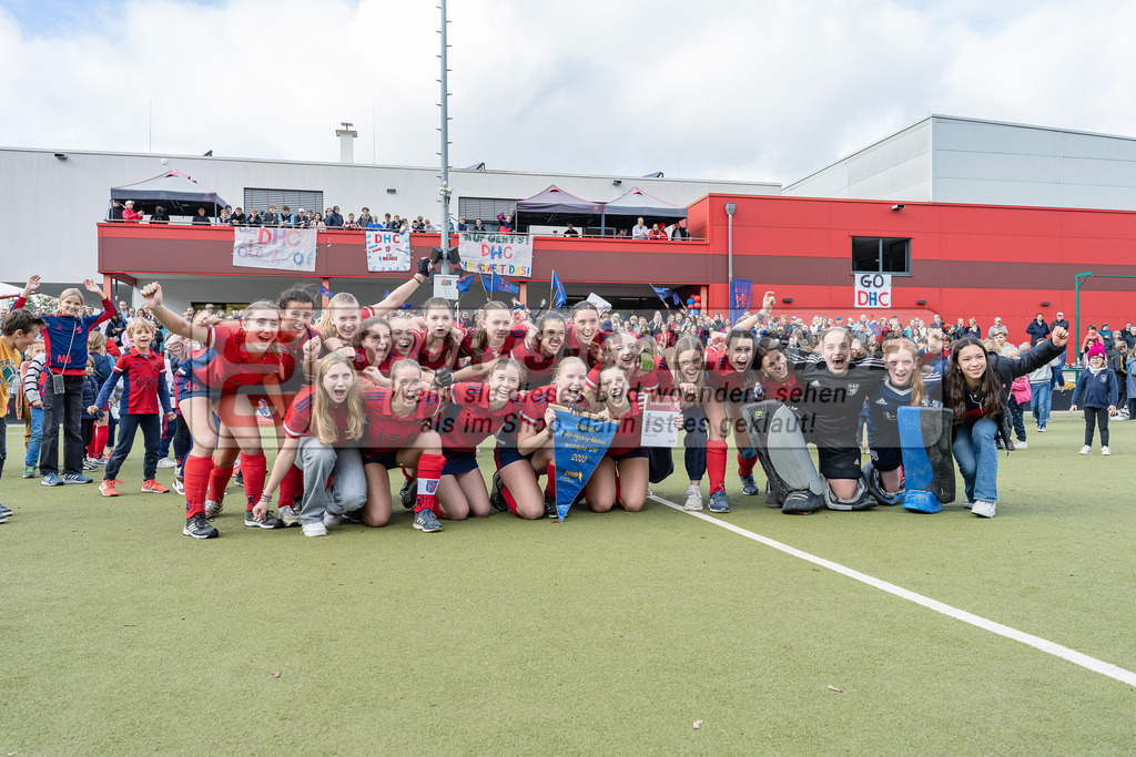 HK_20231022_106233 | Finale Deutsche Meisterschaft Feld WU16 Uhlenhorst Mülheim - Düsseldorfer HC am 22.10.2023 DHC, Düsseldorf ,