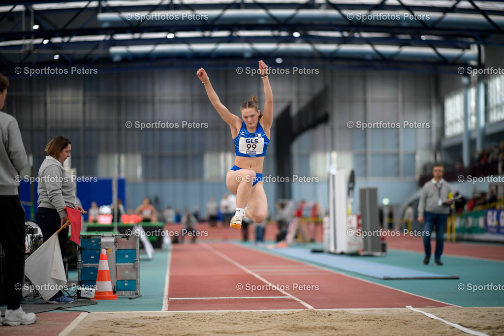 _KP12362_1 | 09.02.2025, xkaix, Leichtathletik 20. Deutsche Meisterschaften, Mehrkampf Halle v.l. Jule Trickel (TV Weilstetten) - Realisiert mit Pictrs.com