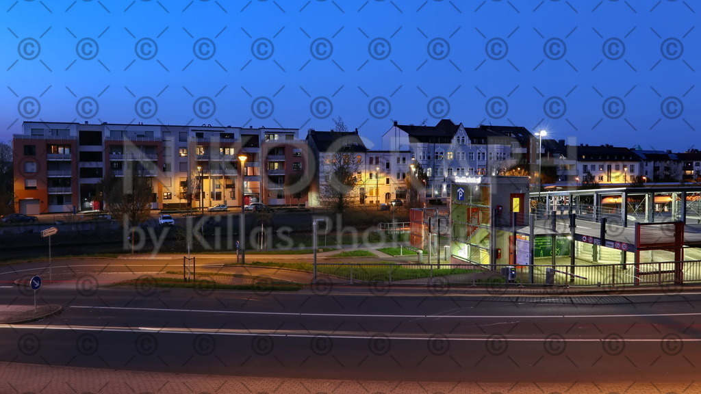 Bahnhofsviertel bei Nacht | Die Lichter der Nacht am Bahnhofsviertel von Iserlohn.