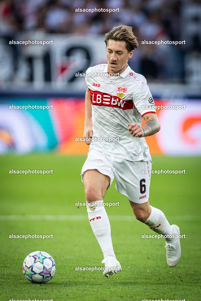 9L6A4185 | Angelo Stiller during the champions league game between Stuttgart and Viking at Arena Stuttgart on September 9, 2026 in Dortmund, Germany. - Realisiert mit Pictrs.com