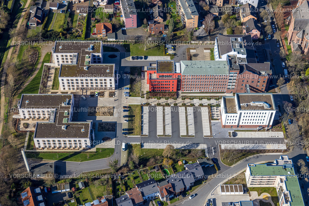 Herne230212172 | Luftbild, Campus der St. Elisabeth Gruppe, Widumer Höfe, Sodingen, Herne, Ruhrgebiet, Nordrhein-Westfalen, Deutschland