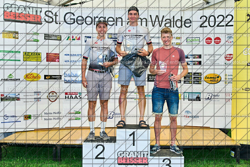 ALP7846_GRANITBEISSER_Siegerehrung_Small | (C)FotoLois.com, Alois Spandl, 28. GRANITBEISSER Mountainbike-Marathon in St. Georgen am Walde, Sa 3. Sept. 2022.