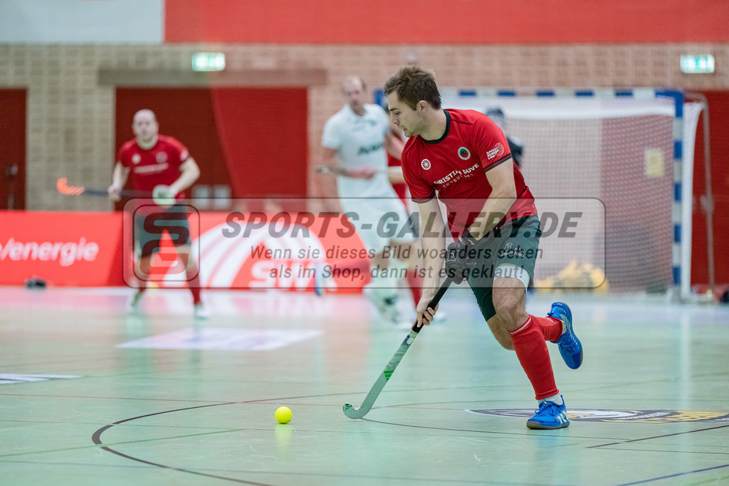 HK_20231216_107455 | 1. Bundesliga Herren  Crefelder HTC - Blau Weiß Köln am 16.12.2023 Sporthalle Glockenspitz, Krefeld , van Ehren Christian ( Crefelder HTC #16 )