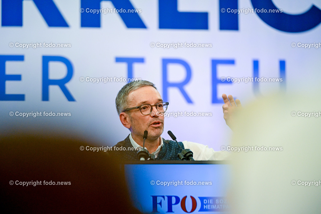 Urfahraner Jahrmarkt_ 1.Mai Kundgebung FPOE_ 01.05.2025-178 | 01.05.2025, Urfahraner Jahrmarkt, AUT, 1.Mai Kundgebung FPOE, im Bild Herbert Kickl (FP, Bundesparteiobmann)