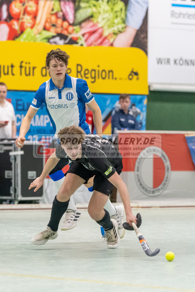 SFE_20230304_0071 | Deutsche Meisterschaft Männliche U16 Halle 2023 am 04.03.2023 in Köln (KTHC Stadion Rot-Weiss Köln Tennis and Hockey Club), Photo: Stephan Fehrmann 2022 (Sports-Gallery)