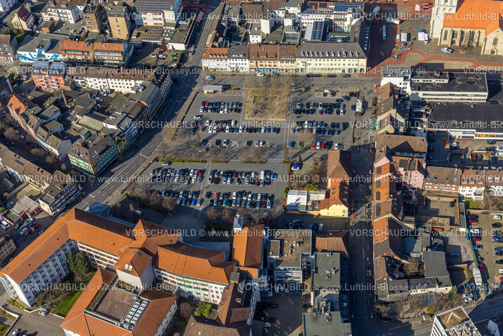 Hamm230215718 | Luftbild, City mit Santa-Monica-Platz, Mitte, Hamm, Ruhrgebiet, Nordrhein-Westfalen, Deutschland