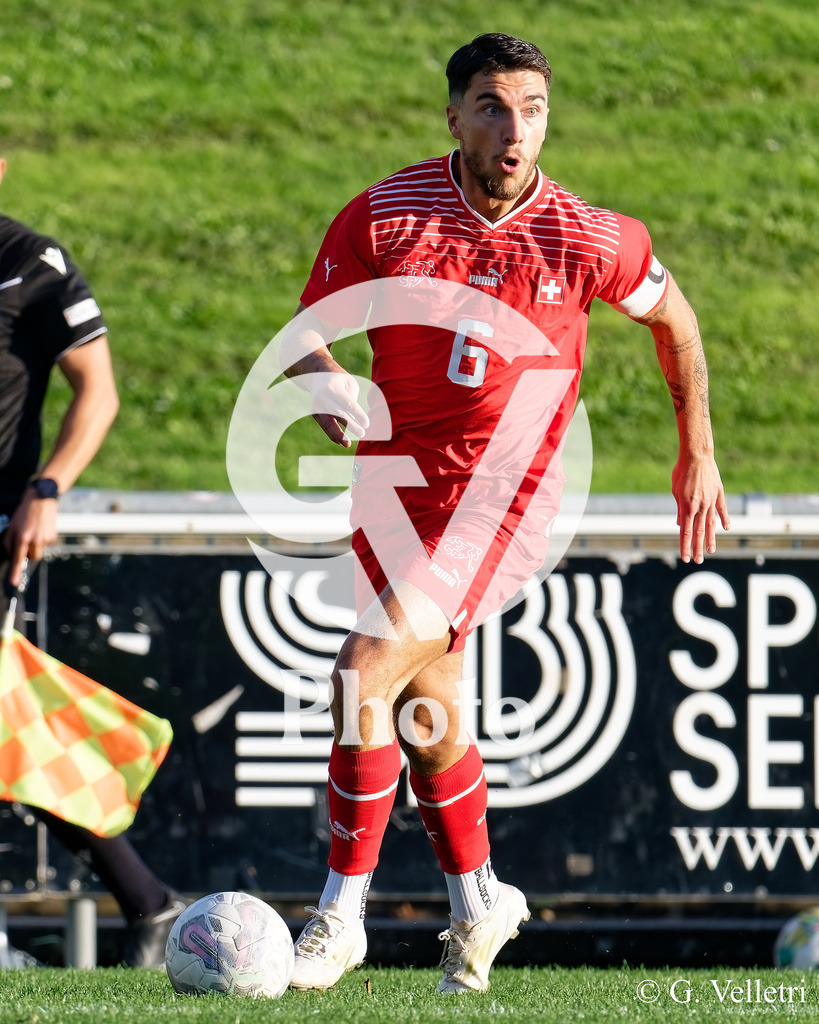 UEFA Region's Cup - Vaud v Munster | Tom Boillot (6 Vaud) in action (close up) during the UEFA Region's Cup game between Vaud and Munster at Centre Sportif de Colovray in Nyon, Switzerland 