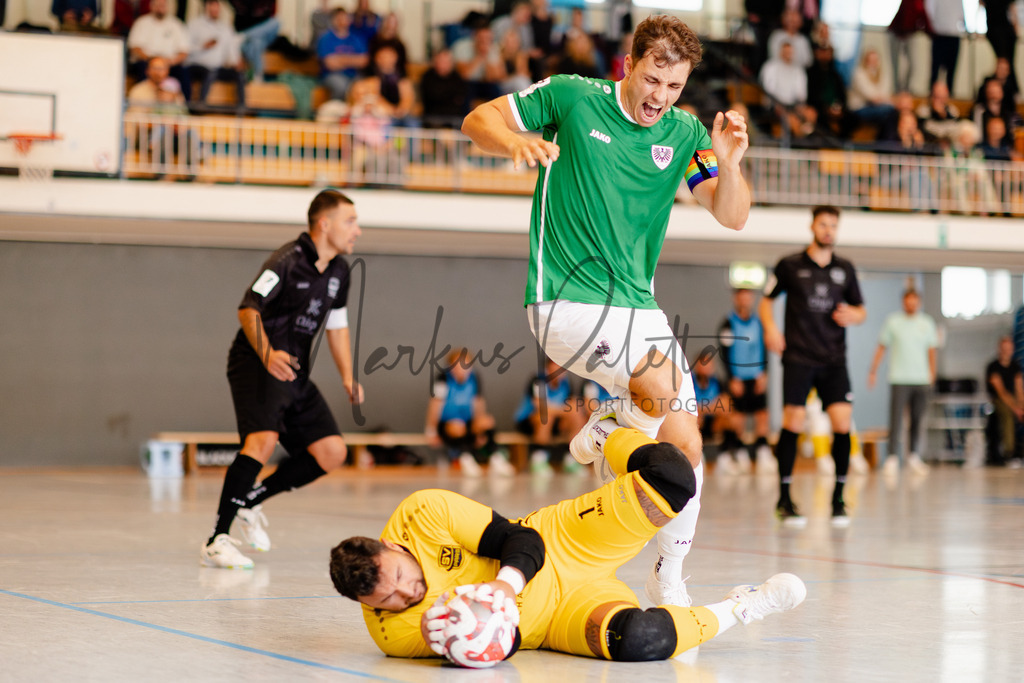 Futsal-Bundesliga, Saison 2025/2026, 4. Spieltag: SC Preußen Münster - SV Pars Neu-Isenburg | Futsal-Bundesliga, Saison 2025/2026, 4. Spieltag, SC Preußen Münster empfängt SV Pars Neu-Isenburg in der Universitäts-Sporthalle in Münster. Foto: sportfotografie.ms | Markus Paletta - Realisiert mit Pictrs.com