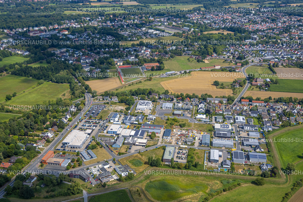 Hamm250701990Mitte | Luftbild, Gewerbegebiet Hohefeldweg, Herbert-Rust-Weg, Uentrop, Hamm, Ruhrgebiet, Nordrhein-Westfalen, Deutschland