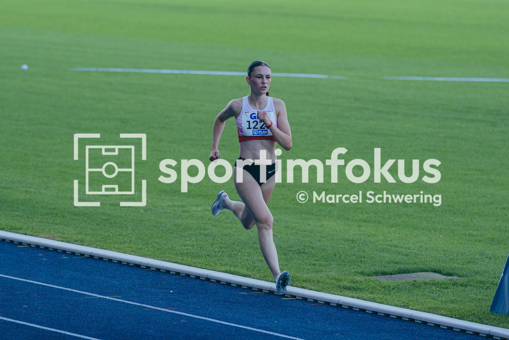 Deutsche Meisterschaften U20 / U16 2026 | Lilly Philipp, Dresdner SC 1898, 1223, 3000 Meter Hindernis, Deutsche Meisterschaften der U20 &amp; U16 2026, Lohrheidestadion Bochum-Wattenscheid, 10.07.2026. Foto: Marcel Schwering / sportimfokus - Realisiert mit Pictrs.com