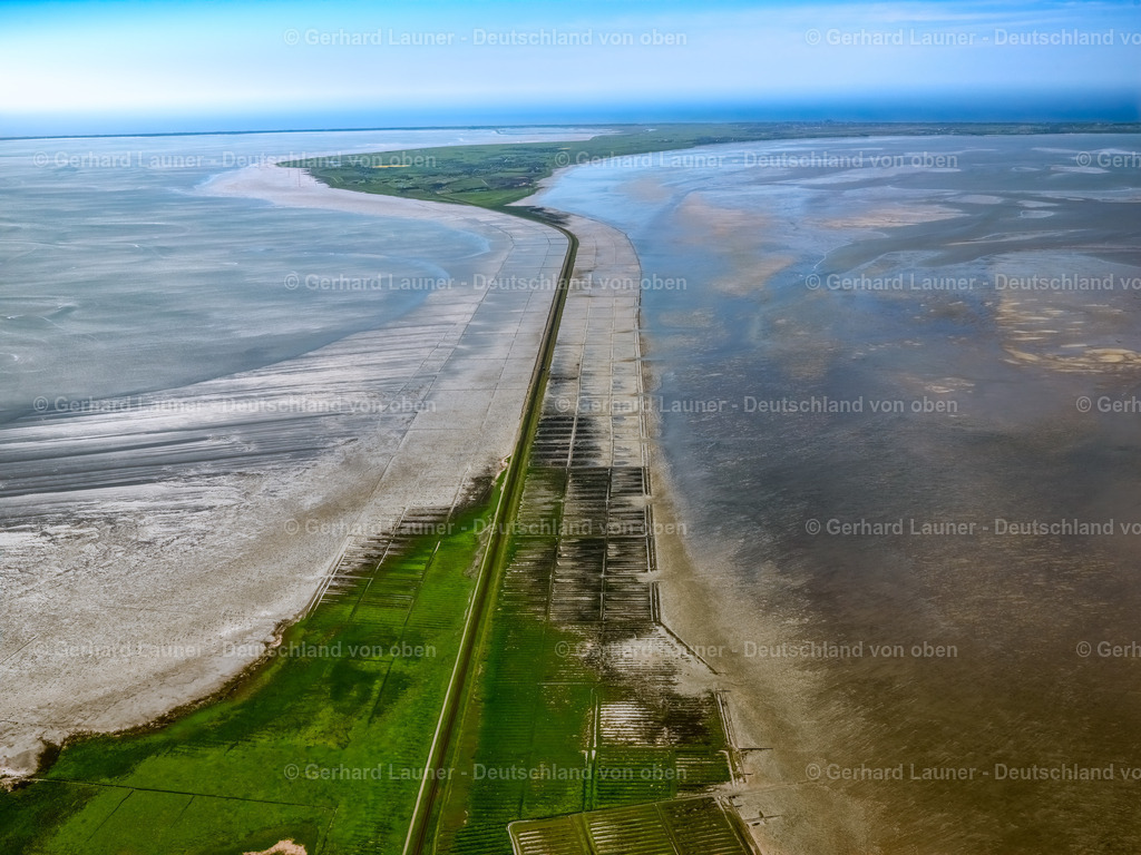 3091289 | Sylt Hindenburgdamm, Nationalpark Schleswig-Holsteinisches Wattenmeer