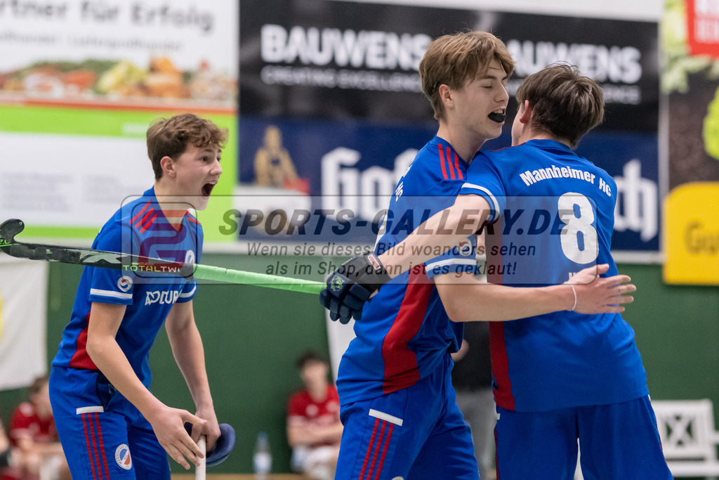 SFE_20230305_0051 | Deutsche Meisterschaft Männliche U16 Halle 2023 am 05.03.2023 in Köln (KTHC Stadion Rot-Weiss Köln Tennis and Hockey Club), Photo: Stephan Fehrmann 2022 (Sports-Gallery)