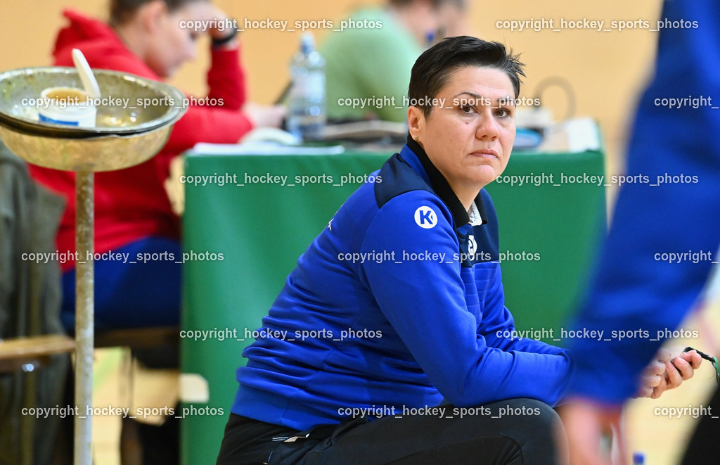 SC Ferlach Damen vs. HIB Graz 18.2.2023 | Headcoach SC Ferlach Damen Kanjugovic Iva