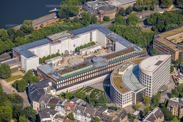 Duesseldorf220700706 | Luftbild, Kunstpalast, Ministerium für Umwelt, Landwirtschaft, Natur- und Verbraucherschutz des Landes Nordrhein-Westfalen, Pempelfort, Düsseldorf, Rheinland, Nordrhein-Westfalen, Deutschland