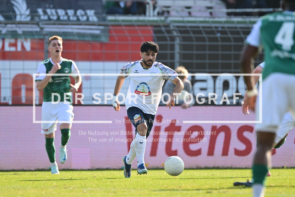 Fußball I Herren I Saison 2024-2025 I Regionalliga Nord I 25. Spieltag I VfB Lübeck - SSV Jeddeloh I 15938 | Der Sportfotograf. - Realisiert mit Pictrs.com