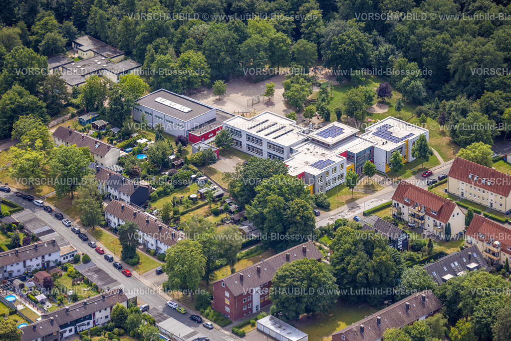 Castrop-Rauxel220706528 | Luftbild, Städtische Grundschule Waldschule, Castrop-Rauxel, Ruhrgebiet, Nordrhein-Westfalen, Deutschland
