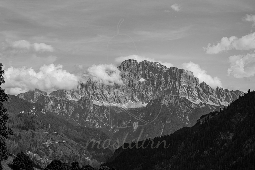 Dolomiten schwarz weiss | Ihre Fotografin im Lungau, ihre Fotografin im Mostviertel, Wandbilder Onlineshop, Imagefotos für Ihr Unternehmen,  - Realisiert mit Pictrs.com