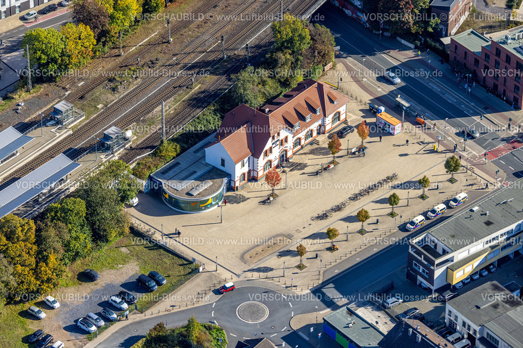 Moers221004177 | Luftbild, Bahnhof Moers, Moers, Moers, Ruhrgebiet, Nordrhein-Westfalen, Deutschland
