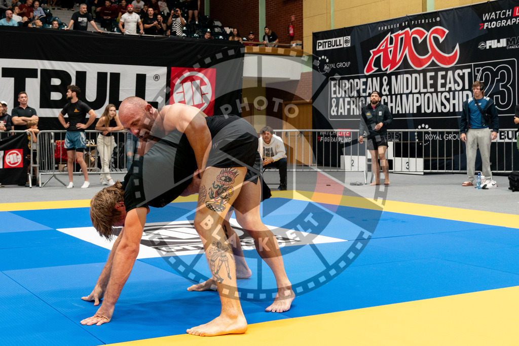20230916PBB5670 | Fighters compete during the grappling tournement ADCC Trials (European, Middle East and African Championship) in Warsaw, Poland, on September 16, 2023.