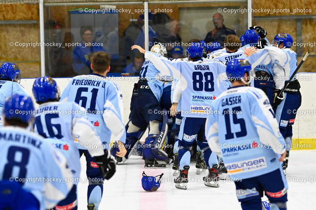  EHC Althofen vs. ESC Steindorf 9.3.202 | Jubel ESC Steindorf Mannschaft, Meister 2022/23, Meisterfeier