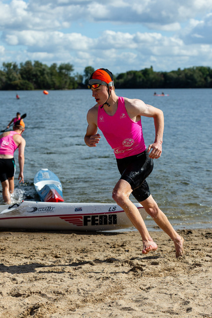 DLRG, Rettungssport, Beach- & Oceanevents, Landesmeisterschaften Freiwasser Rettungssport NRW 2025 14.09.2025 | Kalkar-Wissel, Deutschland - September, 14: Landesmeisterschaften Freiwasser Rettungssport NRW 2025 (Foto: Benedikt Lang (DLRG)) - Realisiert mit Pictrs.com