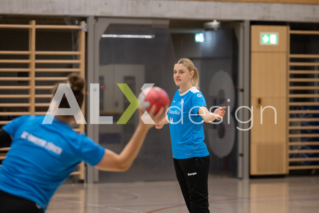 Handball I Frauen I Saison 2025-2026 I Handball Swiss Premium League 1 | Women I Round 5 I  Yellow Winterthur - GC Amicitia Zürich I 15.03.2026 | 9 Kim Erni (CH) (GC Amicitia Zürich) – Rückraum links - Realisiert mit Pictrs.com