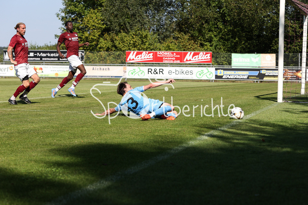 FC Affing - BC Aichach | BCA 13 kommt nicht mehr an den Ball / leere Tor
