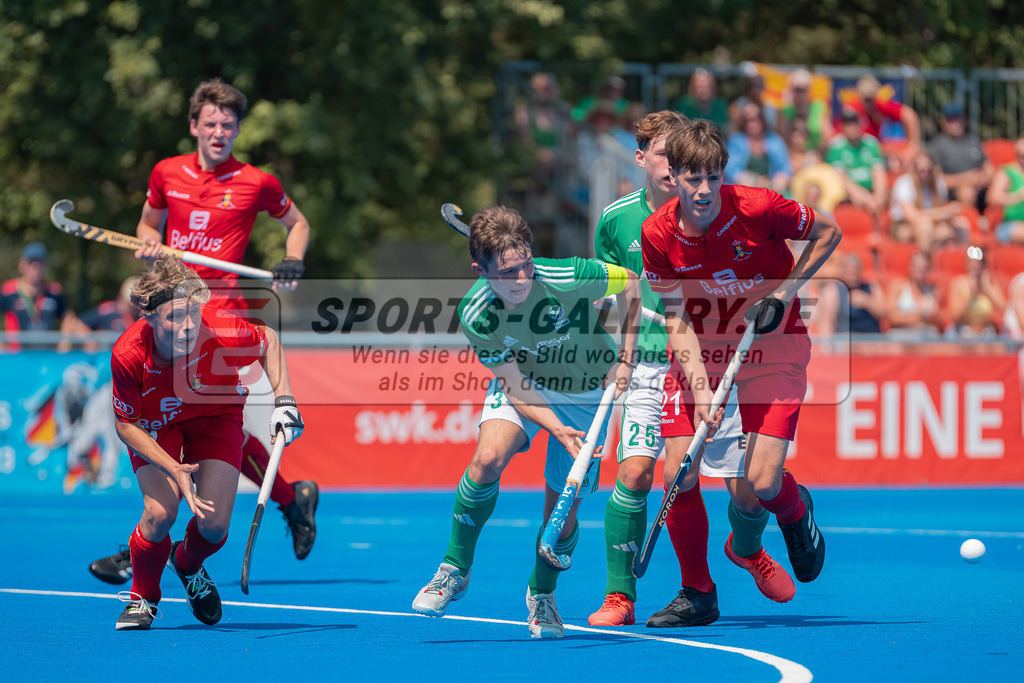 HK_20230709_100068 | Euro Hockey MU18 Belgium - Ireland Championship Girls & Boys am 9.7.2023 CHTC , Krefeld ,