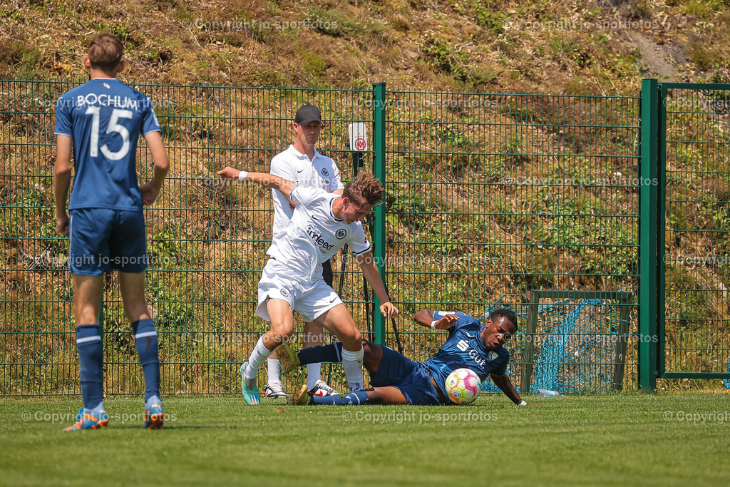 BQ3I6336 | 17.06.2023; Testspiel; Rasenplatz Offdilln; VfL Bochum U17 - Eintracht Frankfurt U17; Ergebnis: 3:1 (1:1)