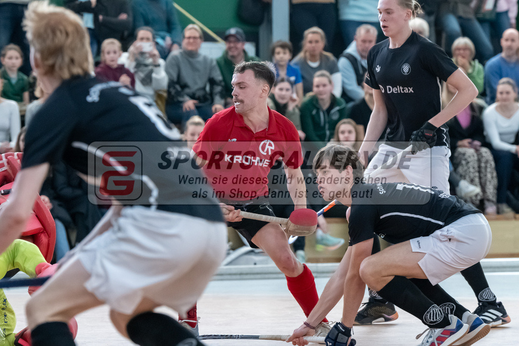 HK_20250202_102395 | 2. Bundesliga Halle Herren Club Raffelberg - Schwarz Weiss Köln am 2.2.2025 Halle am Raffelberg, Duisburg ,