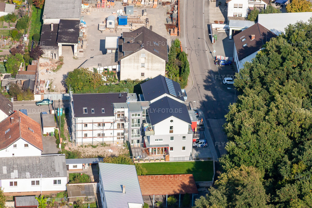 Luftbild: Siedlung Gartenstadt in Kandel im Bundesland Rheinland-Pfalz in Deutschland. Foto: IMG_45794.jpg vom 27.09.2011 durch Werner Riehm/FLY-FOTO.de