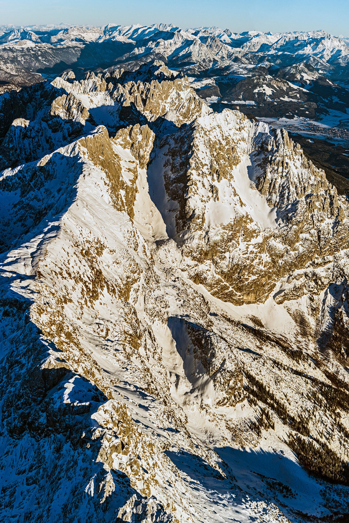 _D009962 | 02.12.2013 Felsen- Massiv und Berglandschaft des Wilden Kaiser