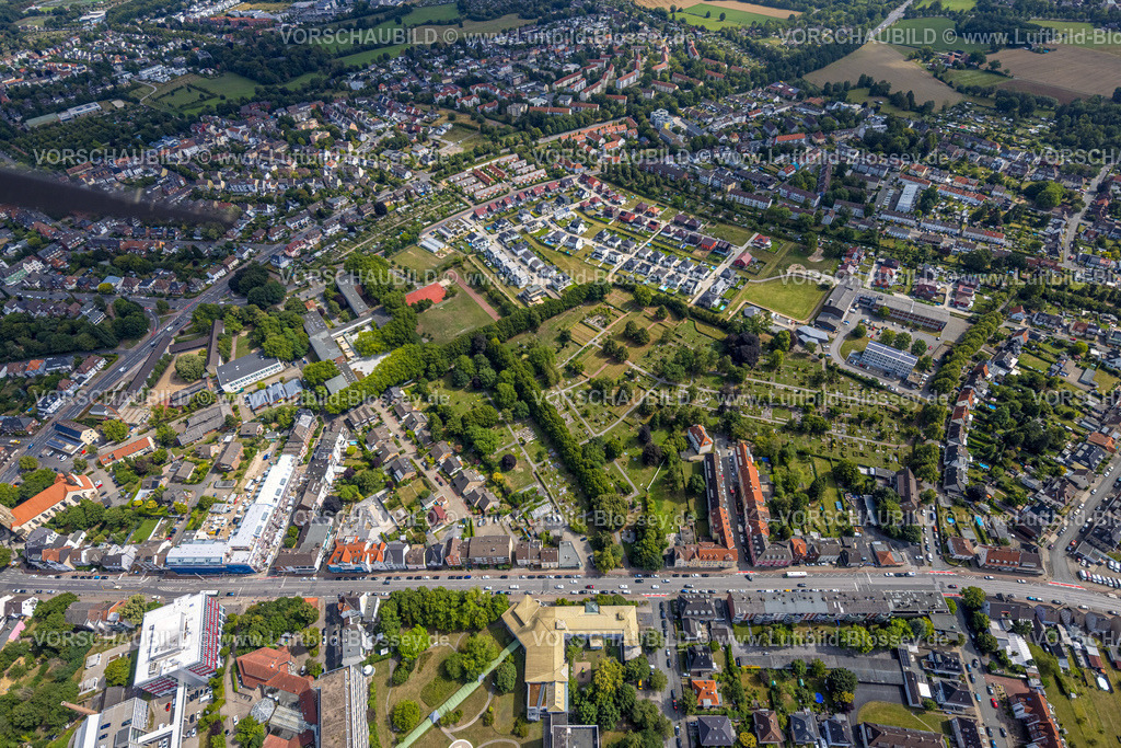 Hamm250701045Mitte | Luftbild, Neubau Wohnsiedlung Beisenkamp, Clementine-Röper-Straße, Südenfriedhof, Mitte, Hamm, Ruhrgebiet, Nordrhein-Westfalen, Deutschland