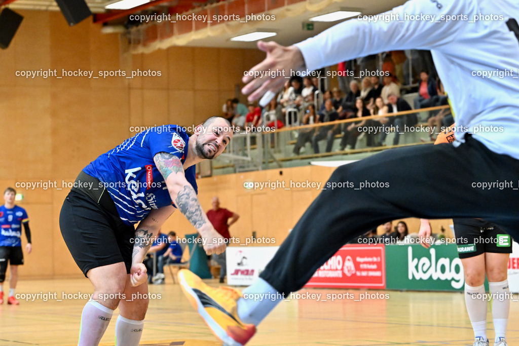 SC Ferlach vs. HSG Holding Graz | #81 Milicevic Micha SC Ferlach, SC Ferlach vs. HSG Holding Graz, SC Ferlach vs. HSG Holding Graz am 24.05.2025 in Ferlach (Ballspielhalle Ferlach), Austria, (Photo by Bernd Stefan)