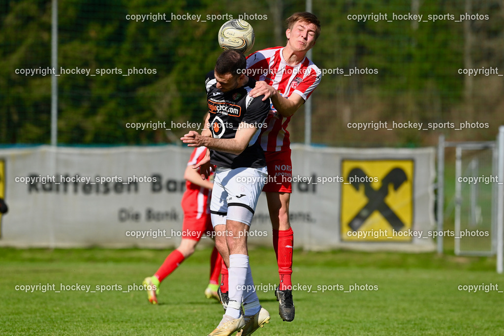 FC Gmünd vs. FC KAC 1909 22.4.2023 | #16 Daniel Vasiljevic, #19Alexander Maximinian Bergmann