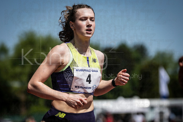 B&amp;S Kurpfalz Gala; Weinheim, 23.05.2026 | WEINHEIM, GERMANY - MAY 24:  Marlene Meier (GER/TSV Bayer o4 Leverkusen) during the B&amp;S Kurpfalz Gala am 23.05.2026 at the  Sepp-Herberger-Stadium in Weinheim (Baden-Wuerttemberg / Germany).