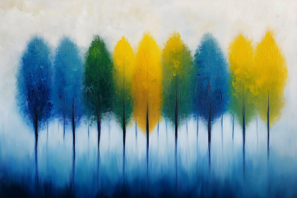 2501003 - Mystischer Wald | Bestellen Sie dieses Motiv als hochwertiges Wandbild z.B. auf Leinwand oder hinter Acrylglas.