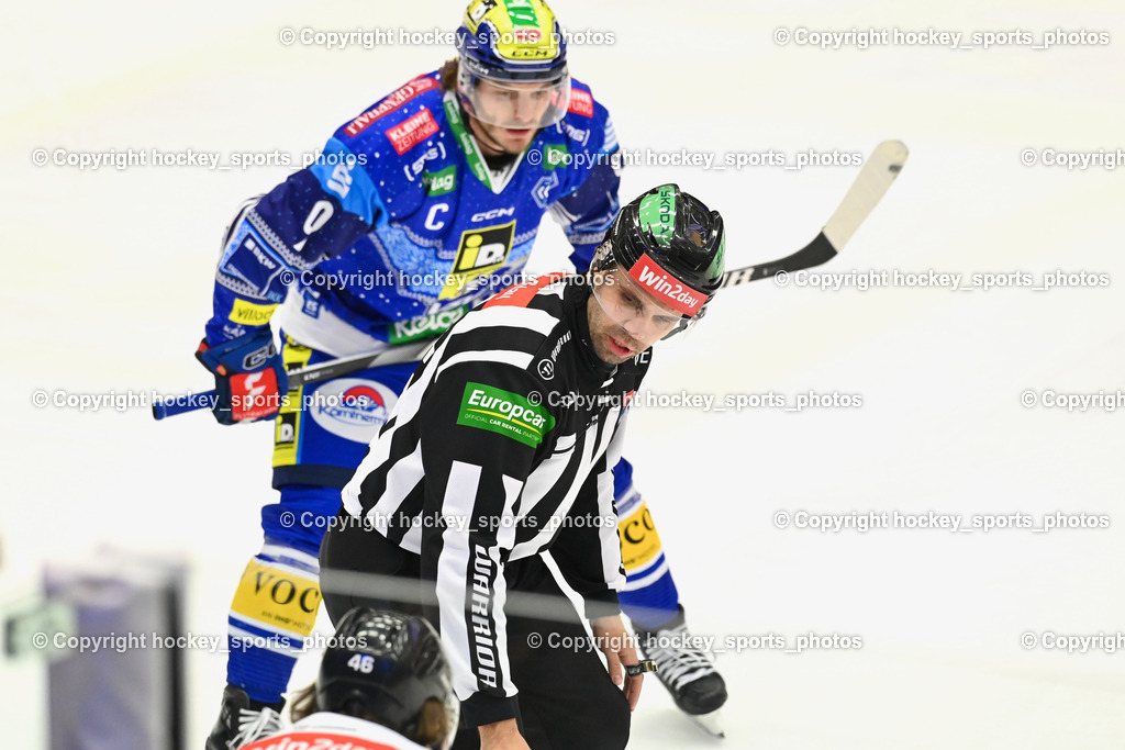 EC IDM Wärmepumpen VSV vs. Pioneers Vorarlberg | Konc Daniel Referee, #9 RAUCHENWALD Alexander EC VSV, EC IDM Wärmepumpen VSV vs. Pioneers Vorarlberg, EC IDM Wärmepumpen VSV vs. Pioneers Vorarlberg am 14.12.2024 in Villach (Stadthalle Villach), Austria, (Photo by Bernd Stefan)