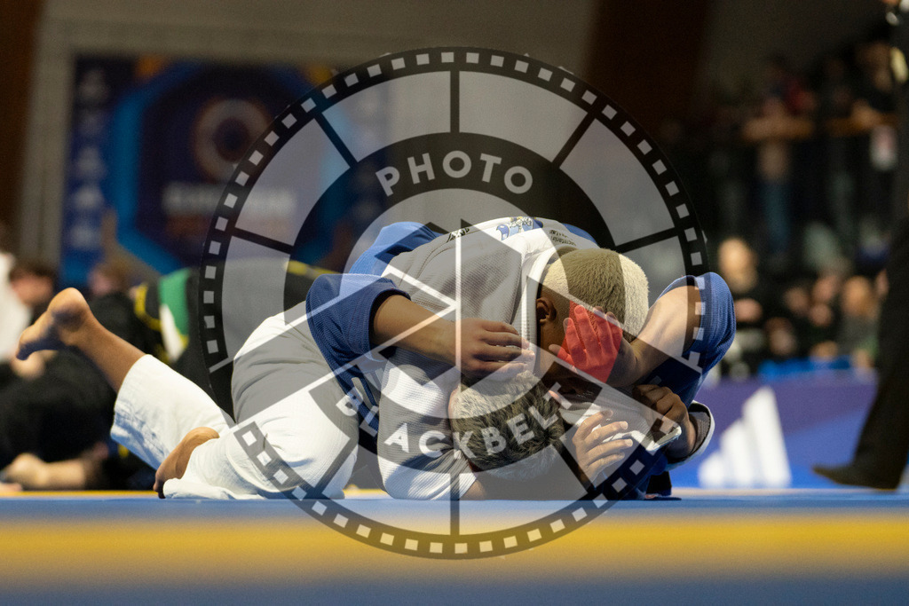 20240119PBB1424 | Fighters compete during the IBJJF European Championship in Paris, France, on January 19, 2024.