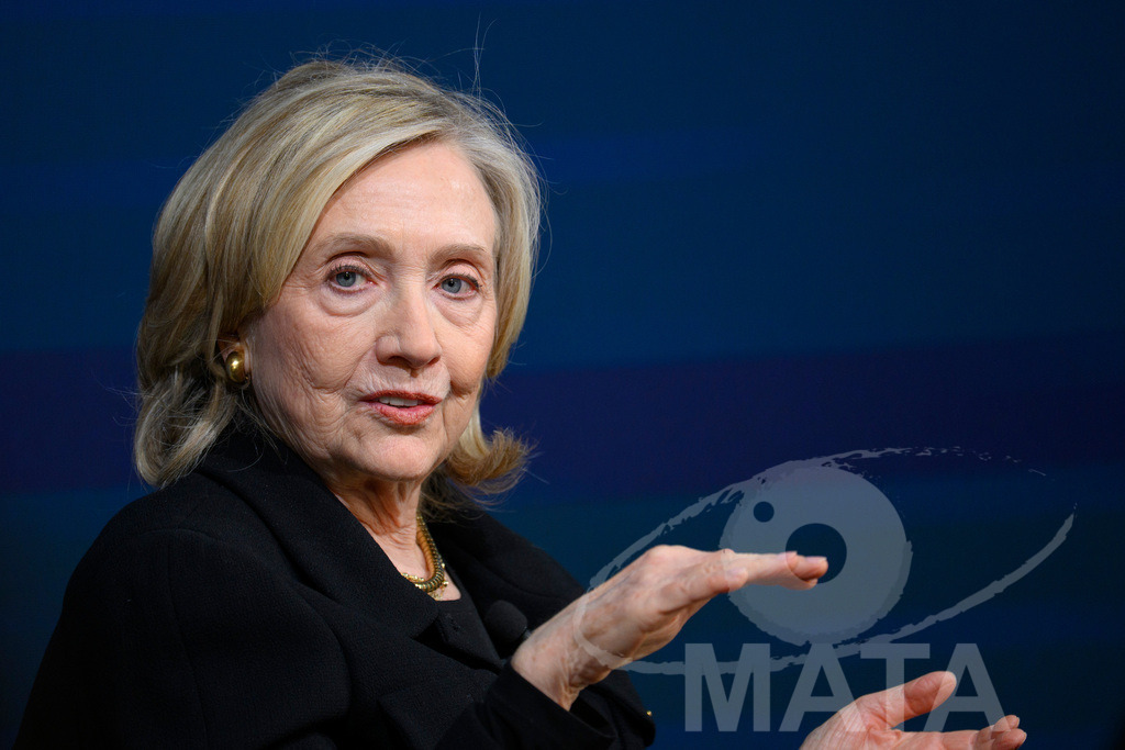 _DWA4072 | Die US-Politikerin Hillary Clinton auf der Veranstaltung Bridging Scholarship and Statecraft im Rahmen der Münchner Sicherheitskonferenz 2026. München, 13.02.2026 Bayern Deutschland  - Realisiert mit Pictrs.com