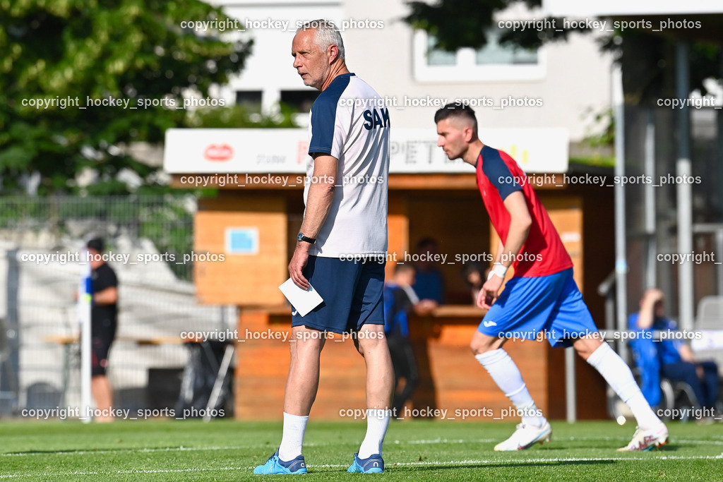 SAK vs. SV Dellach Gail 17.6.2023 | Headcoach SAK Peter Hrstic