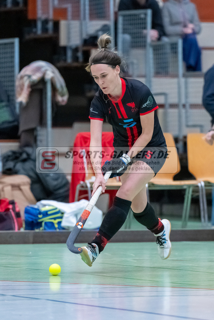 HK_20241214_100085 | 2. Bundesliga Halle Damen Crefelder HTC - DSD Düsseldorf am 14.12.2024 Halle Glockenpitz, Krefeld ,