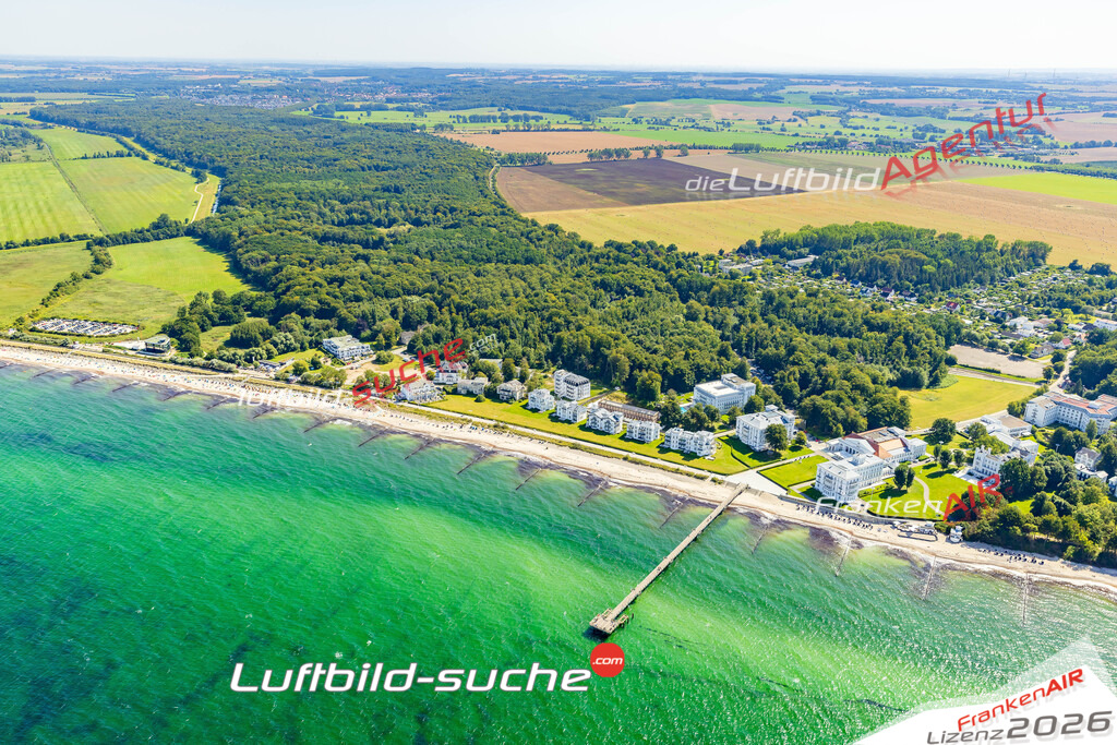 Heiligendamm Bad Doberan Bild- Das Luftbild wurde 2025 vom UL-Flugzeug heraus erstellt ( keine Drohne bzw. Drohnenaufnahme ) - Hochauflösende Luftaufnahme -Nicht vergleichbar mit Google Maps oder Satelittenbilder- Die Geschenkidee !Mit Lizenz und Bildrechte bestellbar - CC