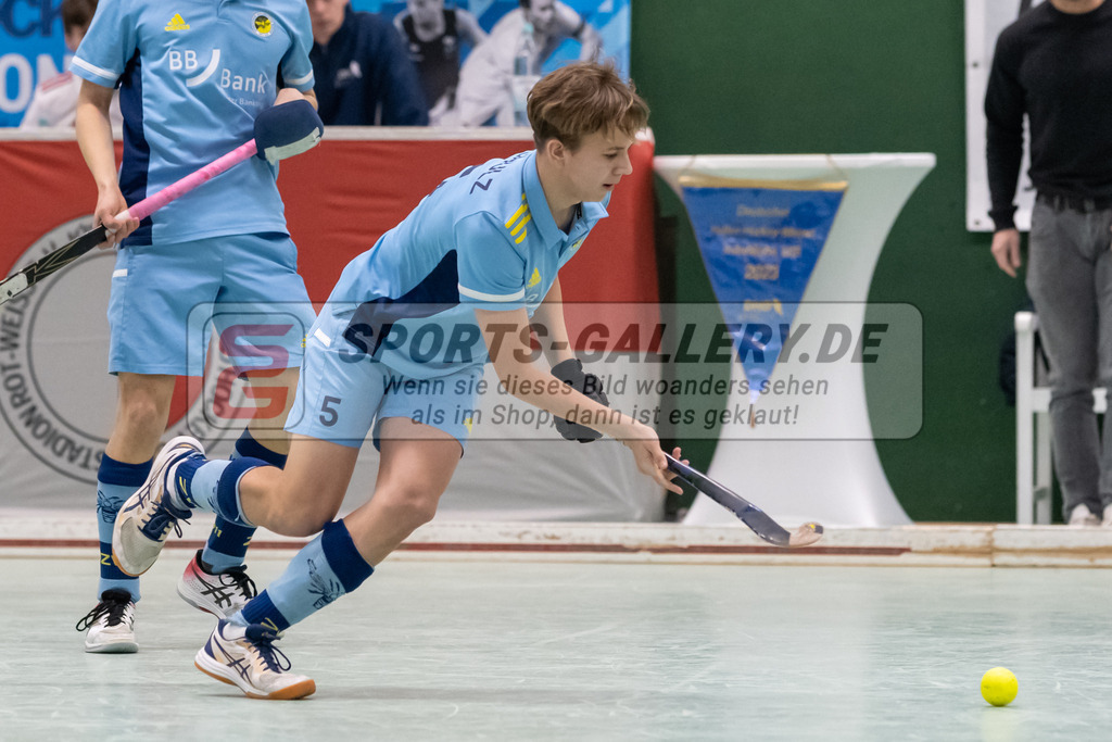 SFE_20230305_0067 | Deutsche Meisterschaft Männliche U16 Halle 2023 am 05.03.2023 in Köln (KTHC Stadion Rot-Weiss Köln Tennis and Hockey Club), Photo: Stephan Fehrmann 2022 (Sports-Gallery)