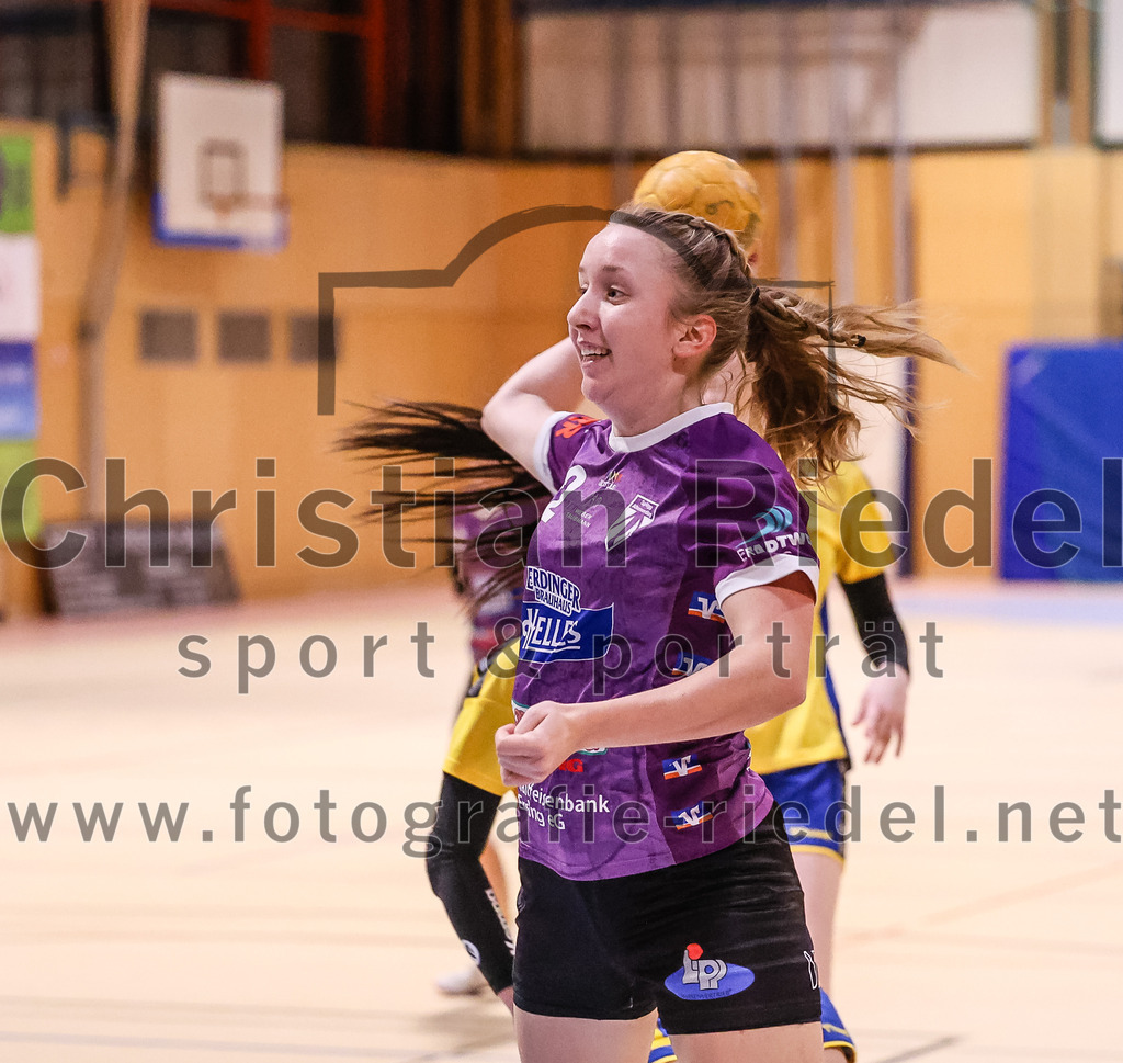 2025-02-15_128_SpVgg_Altenerding_gegen_MTV_Pfaffenhofen | Erding, Deutschland, 15.02.2025:Handball, Bezirksoberliga Frauen Altbayern 2024 / 2024, 14. Spieltag, SpVgg Altenerding gegen MTV Pfaffenhofen, Endergebnis: 27:23Foto: Christian Riedel / fotografie-riedel.net